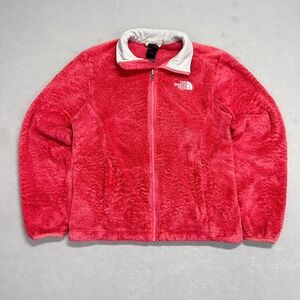 The North Face Osito‎ Fleece Jacket Womens Small Pink Full Zip Outdoor Hiking